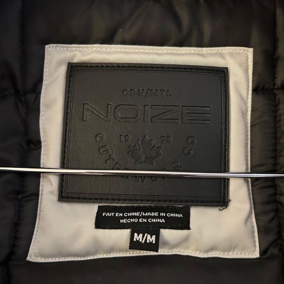 Noize Women’s Vegan Winter Parka Jacket Black Faux Fur Hood Warm Coat - Picture 6 of 7